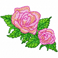 Flowers Embroidery Design 7